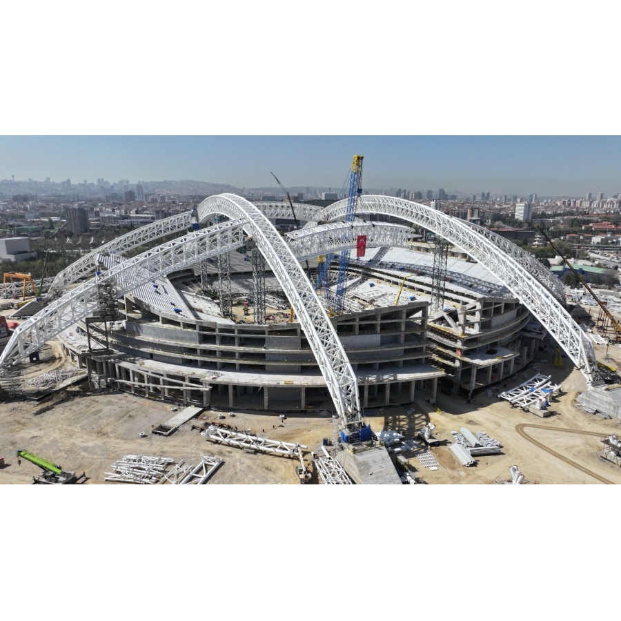 ANKARA STADIUM STRUCTURAL STEEL MANUFACTURING AND INSTALLATION