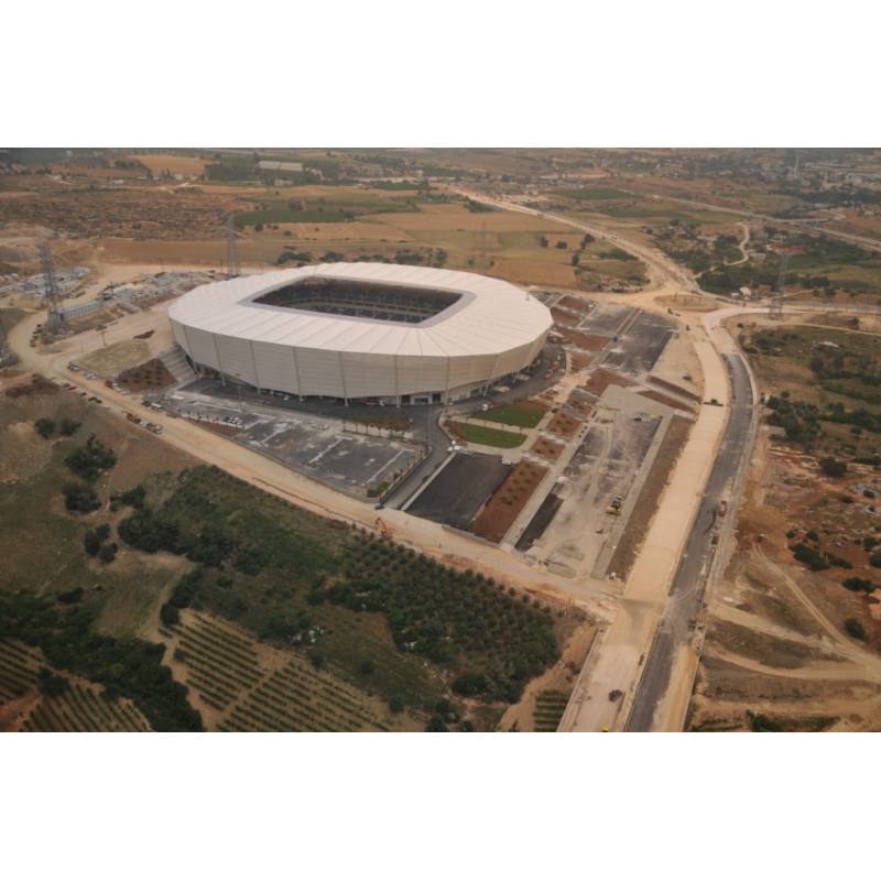 MERSIN STADIUM ROOF STEEL STRUCTURE (2012)