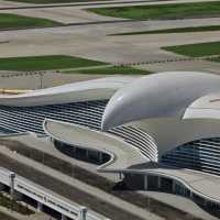 ASHGABAT AIRPORT MAIN TERMINAL BUILDING FACADE STEELS (2016)